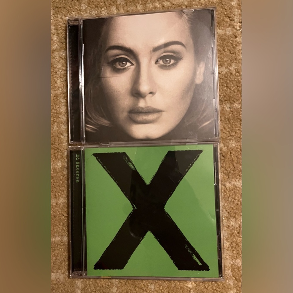 Adele “25” & Ed Sheeran “X” CD Bundle